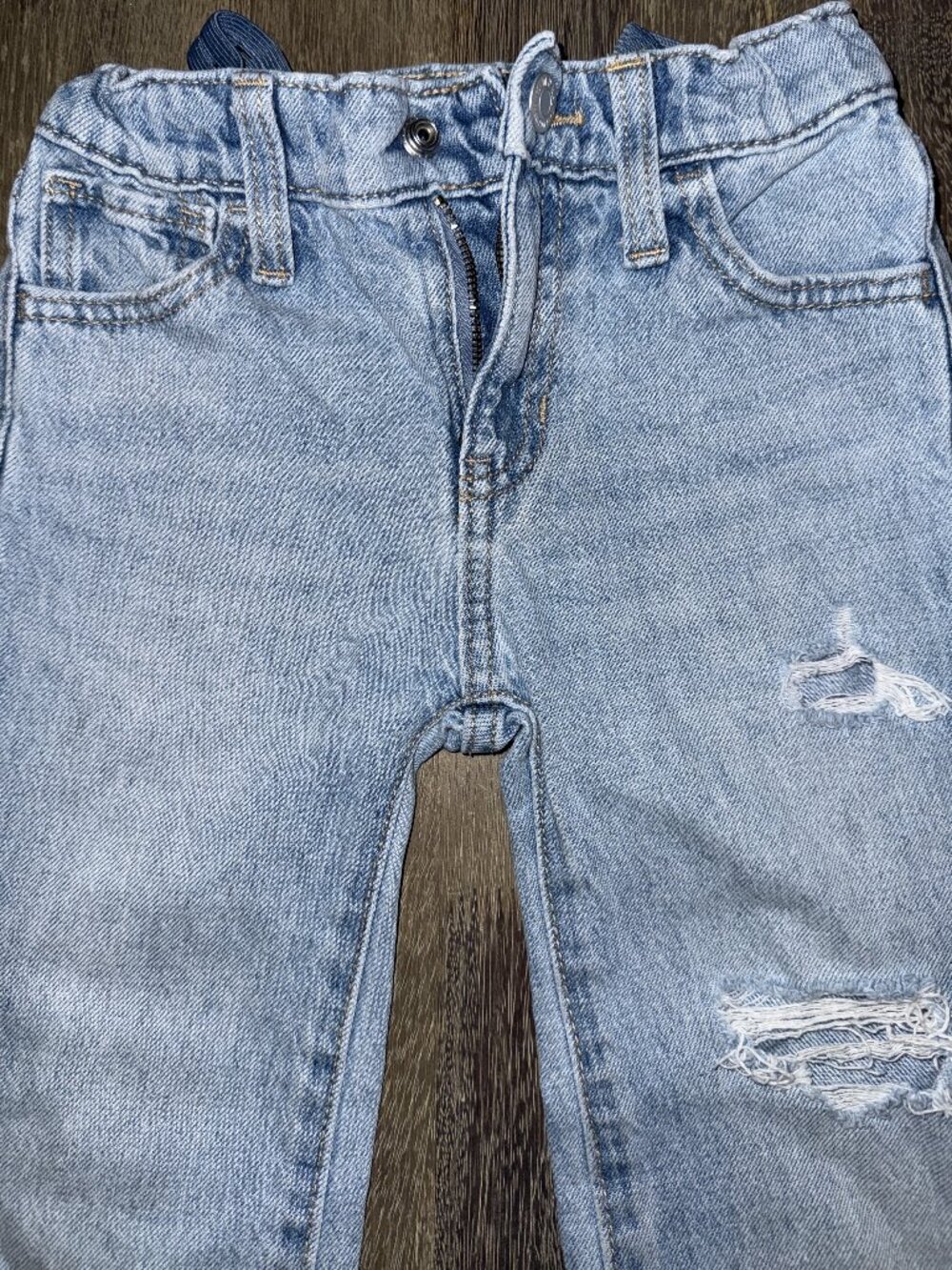 ⚓ Old Navy Kids High Rise Baggy Wide Leg Ripped Jeans Excellent Condition!⚓